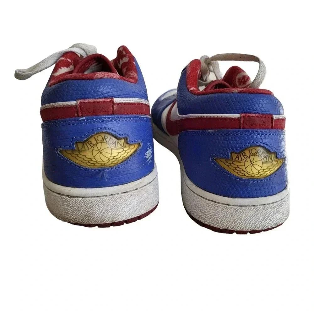 Air Jordan 1 Retro Low “East Side” White Red Royal Chicago 309192-161 Si… - Picture 5 of 16